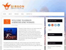 Tablet Screenshot of gibson-amphitheatre.net